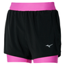 Mizuno ER 4.5 2in1 Short Black/Pink